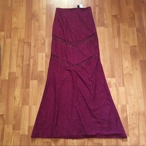 Windsor Lace Maxi Skirt - NWT